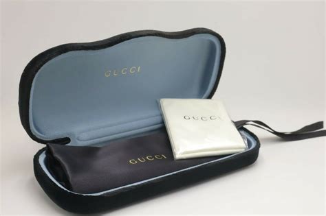 gucci velvet sunglass case